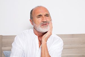 Older Man with Mouth Pain