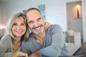 Middle-Aged Couple Smiling