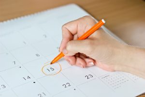 Dental Appointment on Calendar