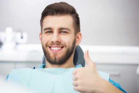 Man Happy with His Smile